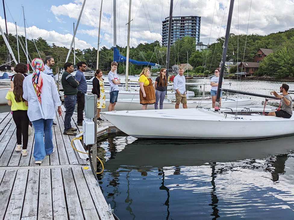 Photo of Broader Reach Sailing program lesson at Armdale Yacht Club.